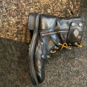 Harley Davidson riding boots old-school size 12